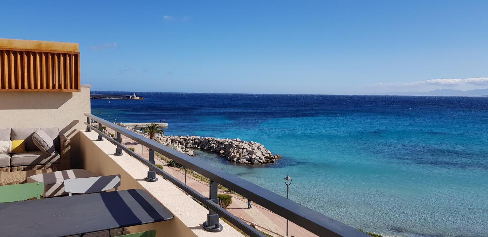 Apartamento L'Ambre LʼÎle-Rousse Exterior foto