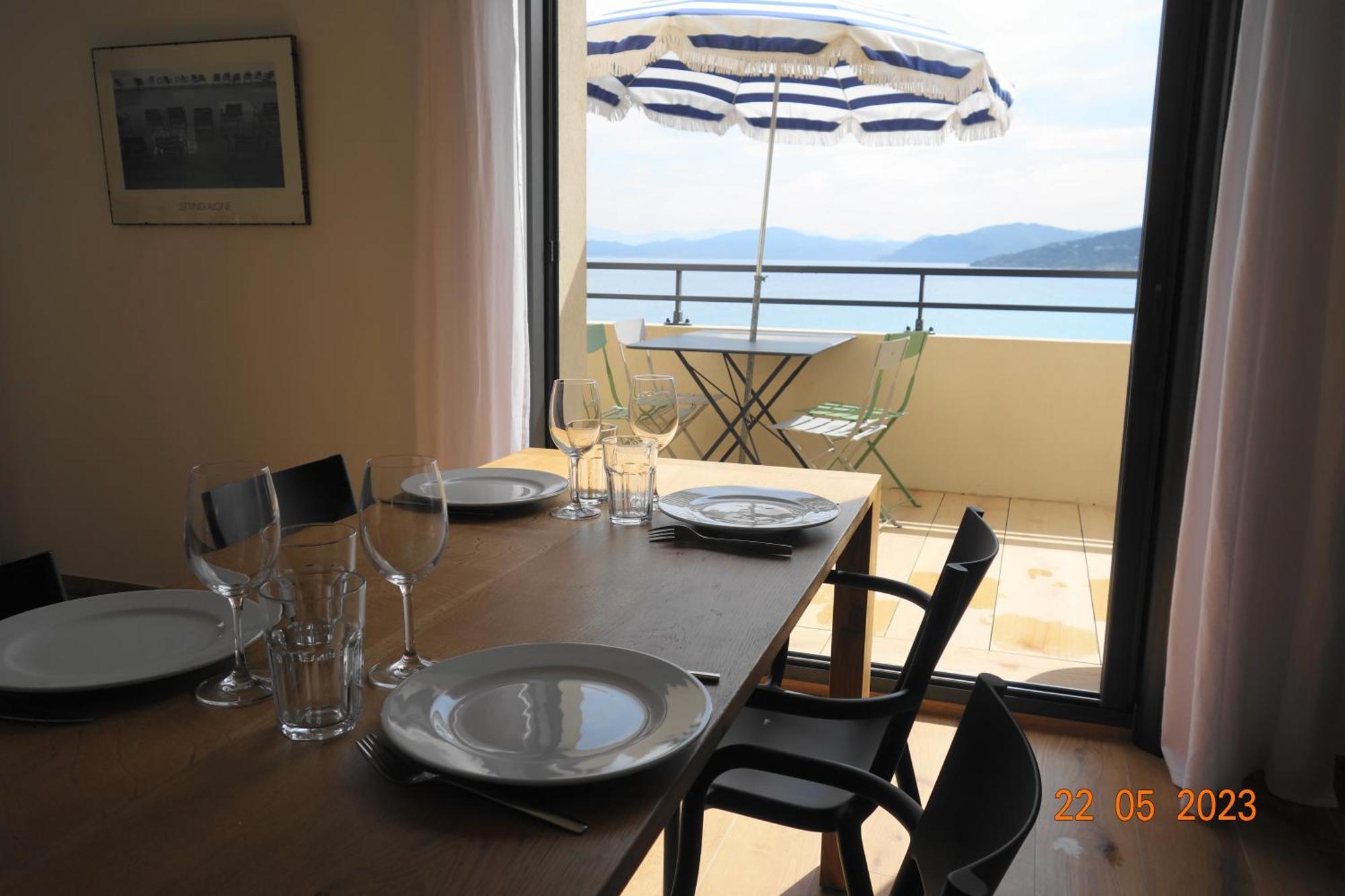 Apartamento L'Ambre LʼÎle-Rousse Exterior foto