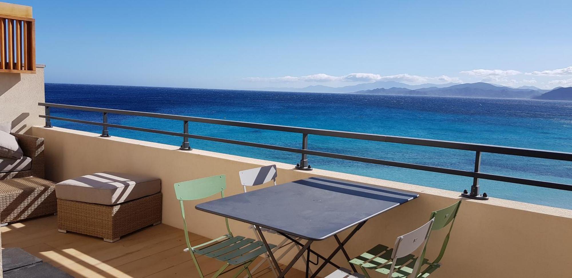 Apartamento L'Ambre LʼÎle-Rousse Exterior foto